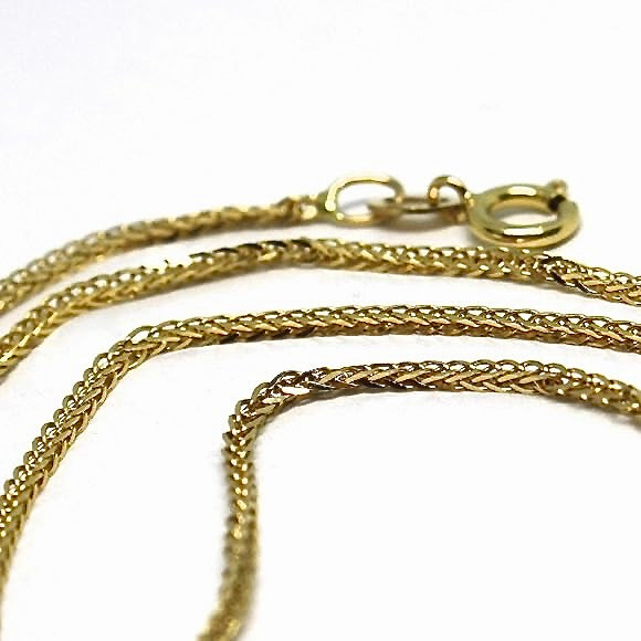 18ct Gold 1.0mm Spiga Chain-BARRETT JEWELLERY