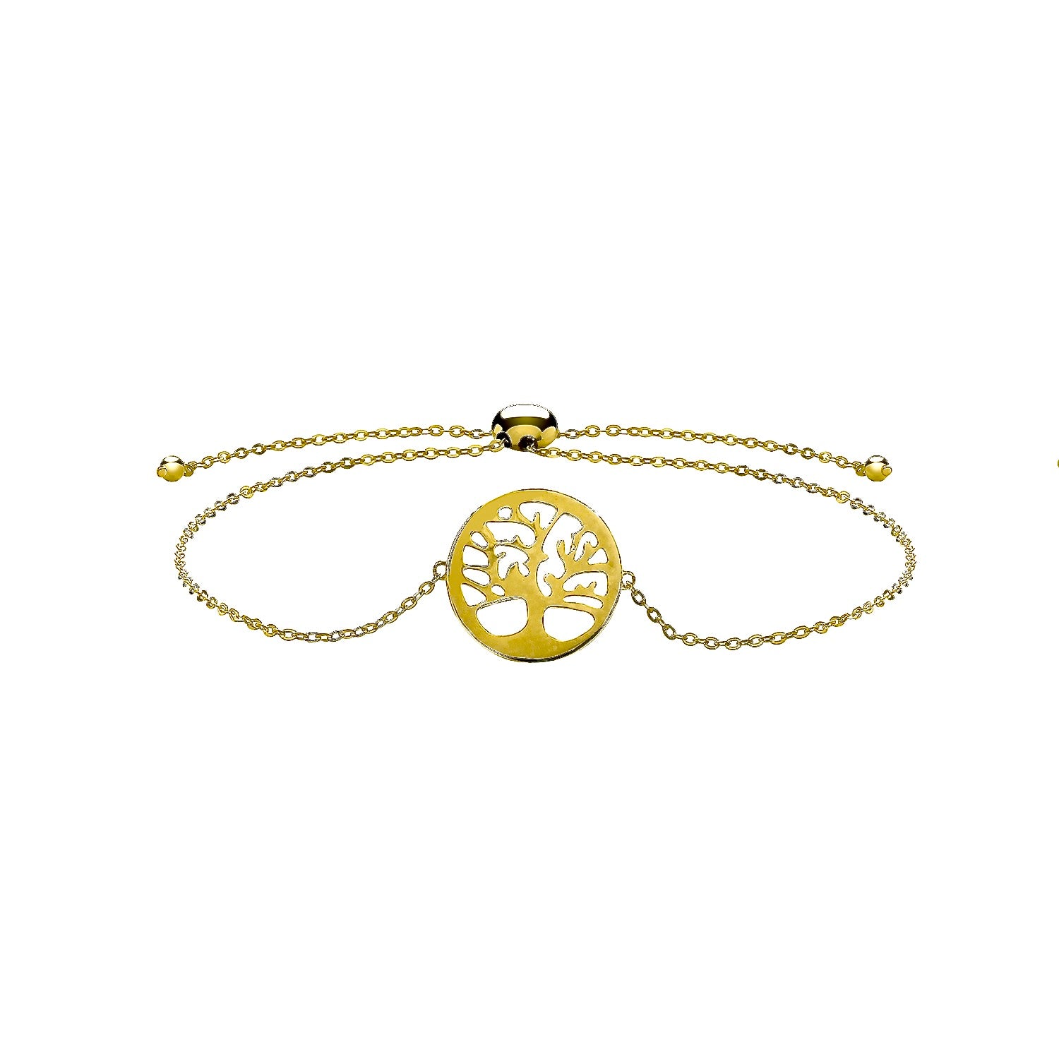 9ct Gold Tree Of Life Friendship Bracelet - BARRETT JEWELLERY