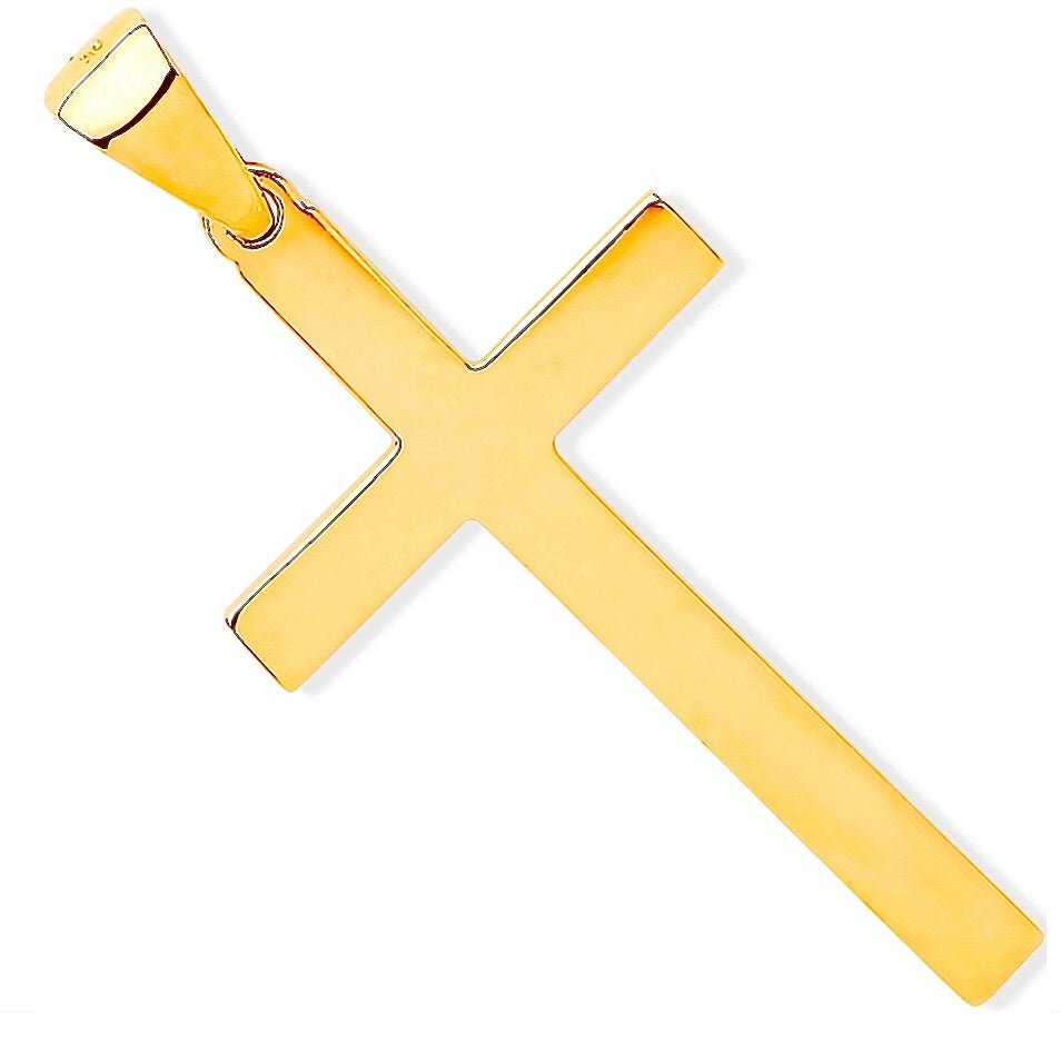 9ct Solid Gold Crucifix Pendant- BARRETT JEWELLERY