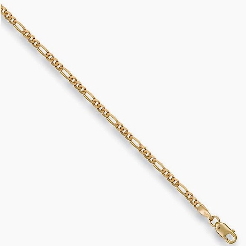 9ct Gold Figaro Necklace 2.2mm- BARRETT JEWELLERY