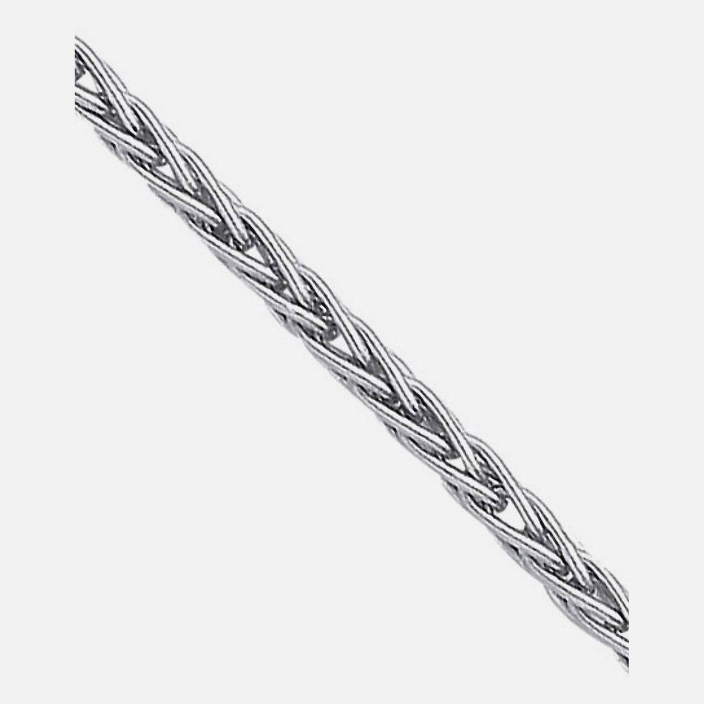 18ct White Gold 1.1mm Spiga White Gold Chain- BARRETT JEWELLERY