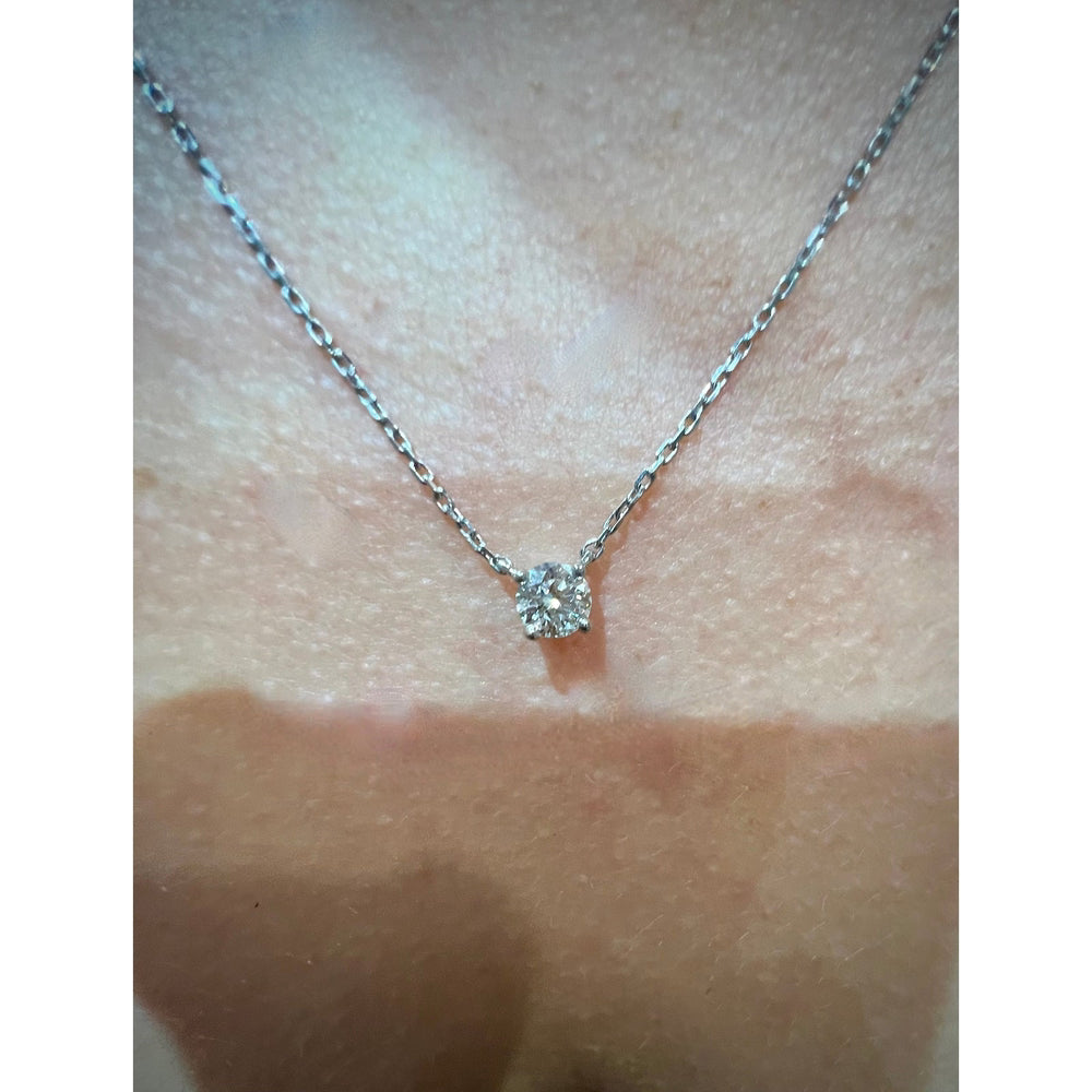 18ct White Gold Diamond Cut Trace Chain For Everyday Wear - BARRETT JEWELLERY