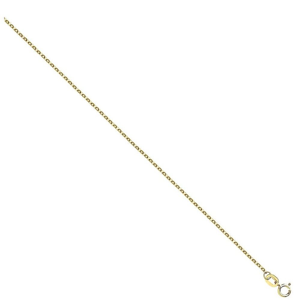 9ct Gold Diamond Cut Trace Chain For Everyday Wear - BARRETT JEWELLERY