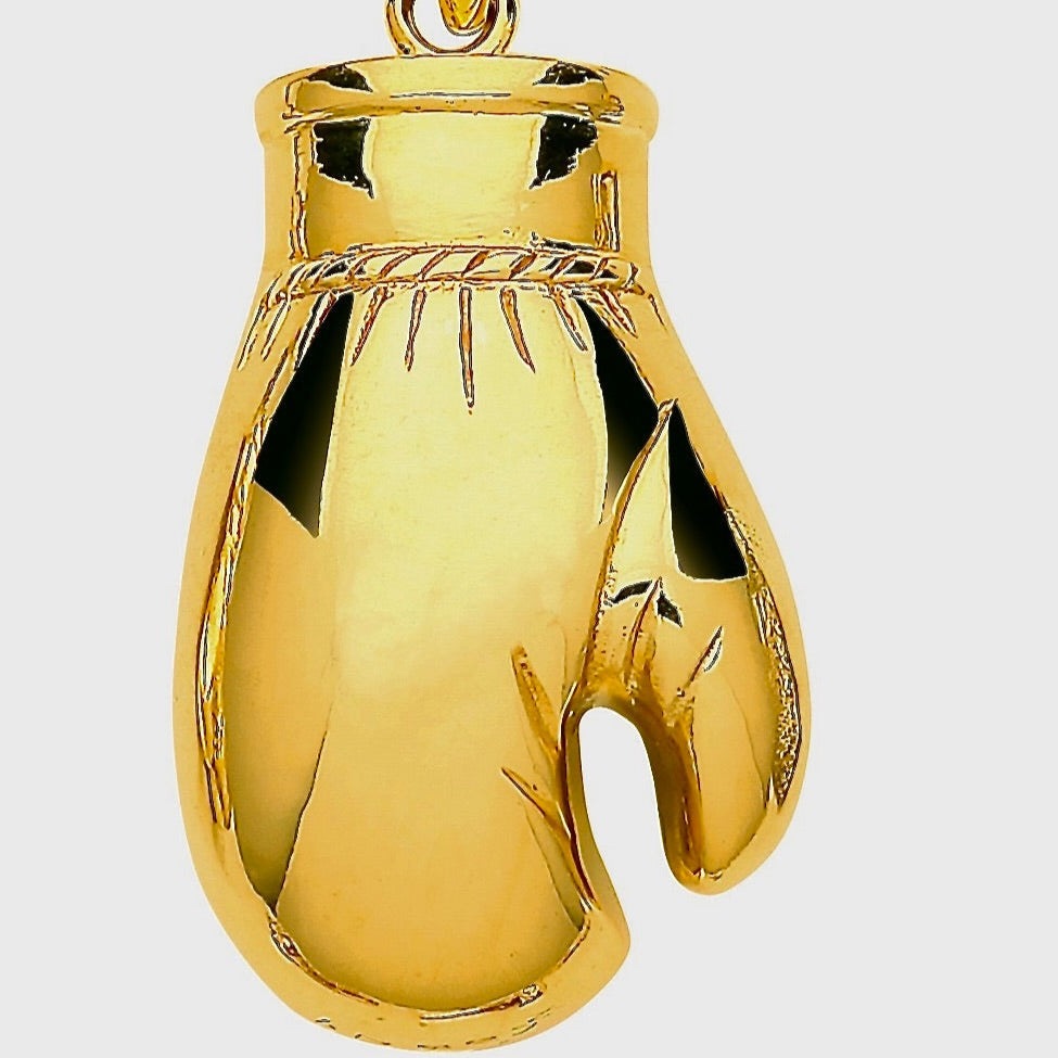 9ct Solid Gold Boxing Glove Pendant- BARRETT JEWELLERY